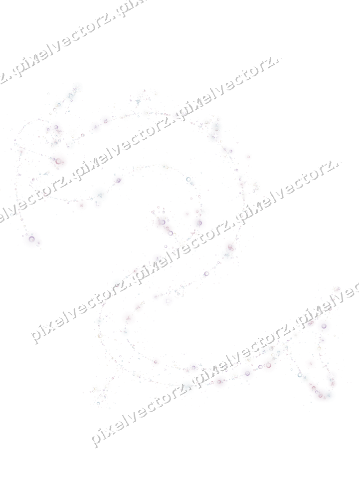Nahtloser Glitzerdrache in Blassrosa auf transparentem Grund