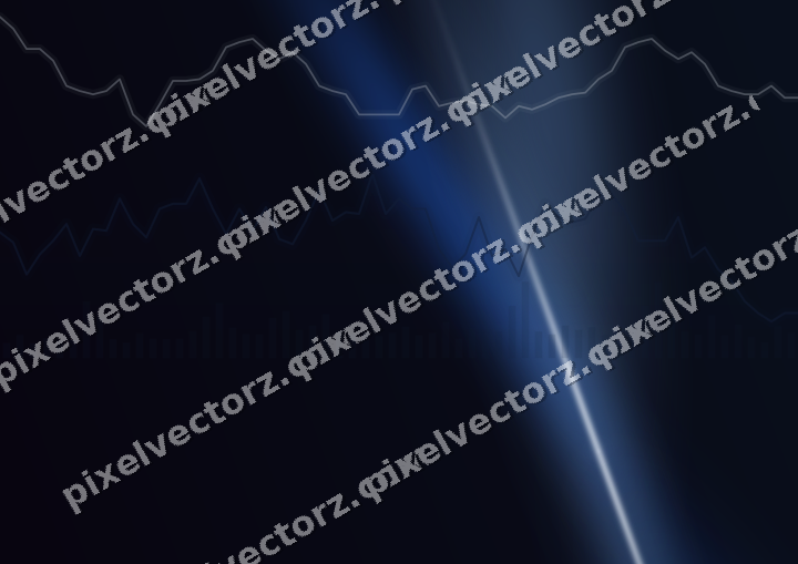 Leuchtender Neon Diagramm Hintergrund in Blau