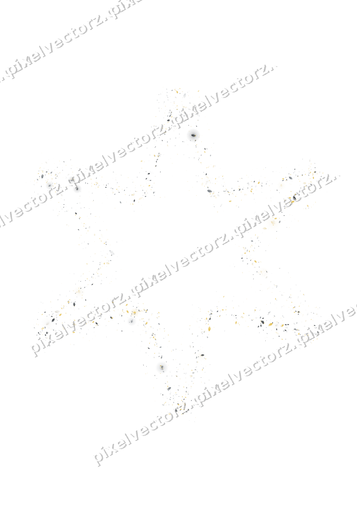 Nahtloser Glitzerstern aus Tropfen auf transparentem Grund