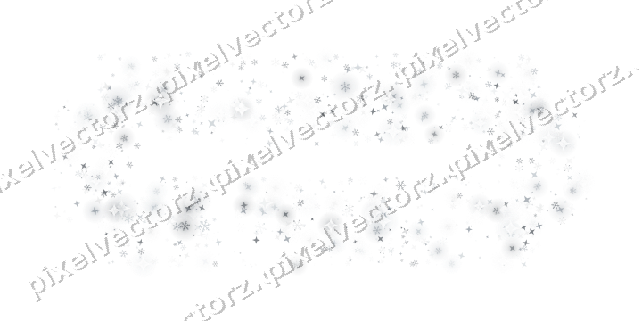 Nahtloser Glitzerrahmen in Blassblau auf transparentem Grund