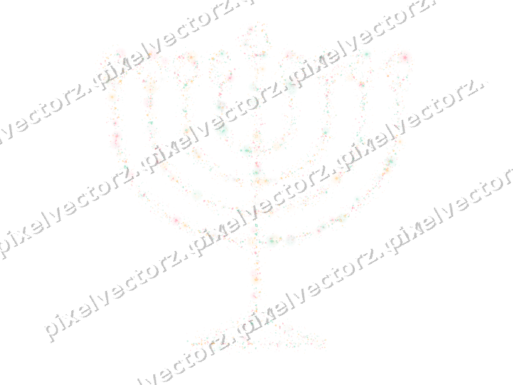 Nahtloser Glitzer-Leuchter in Blassrosa auf transparentem Grund