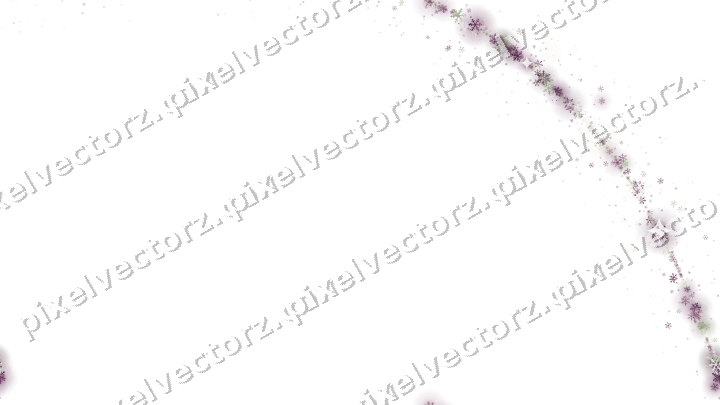 Nahtloser Glitzerbogen aus Schneeflocken auf transparentem Grund