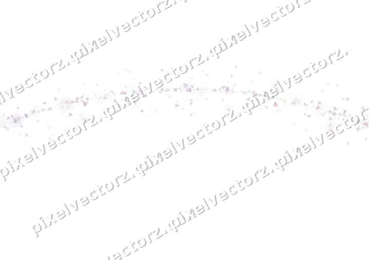 Nahtloser Glitzerbogen aus Funken und Rauten auf transparentem Grund