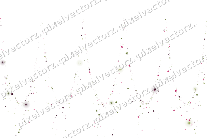 Nahtlose Glitzergirlande in Limette und Rosa auf transparentem Grund