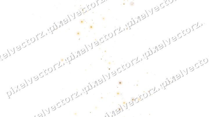 Nahtloses Glitzerband aus Sternen und Funken auf transparentem Grund
