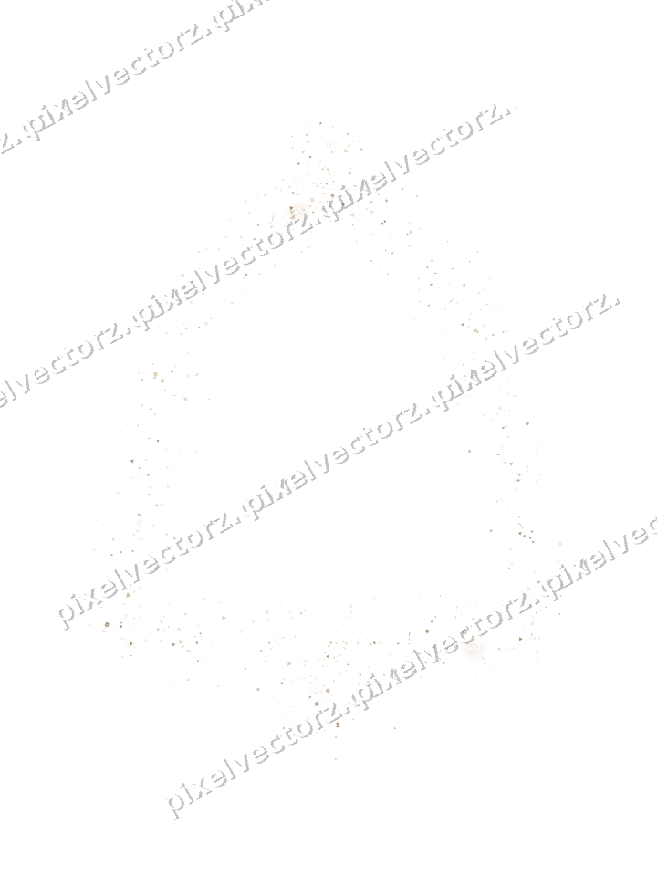 Nahtlose Glitzerglocke in Bernstein auf transparentem Grund