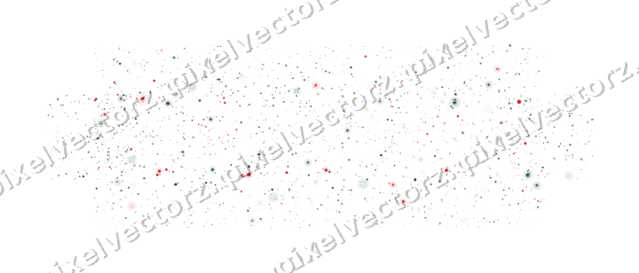 Nahtloser Glitzerrahmen in Dunkelgrün und Rot auf transparentem Grund