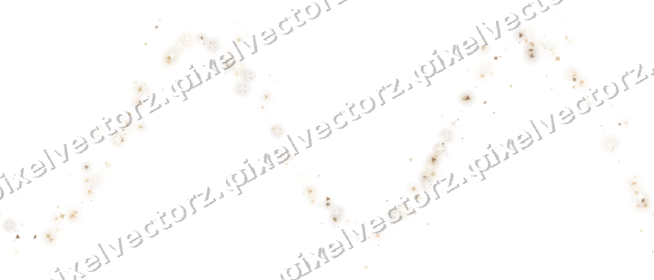 Nahtlose Glitzerwelle aus Sternen und Funken auf transparentem Grund