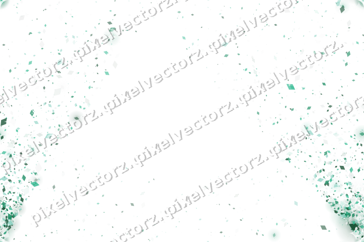 Nahtloser Glitzerfächer aus Rauten auf transparentem Grund