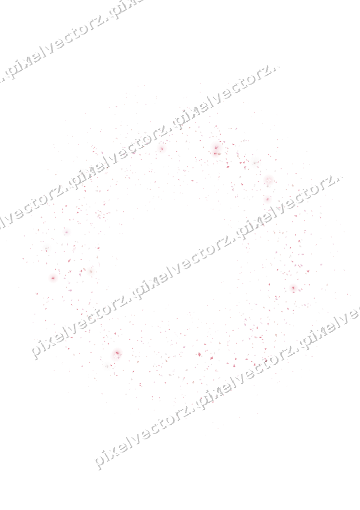 Nahtloser Glitzerkranz in Blassrosa auf transparentem Grund