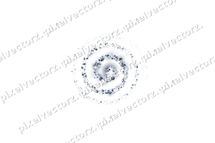 Nahtlose Glitzerspirale aus Hasen auf transparentem Grund