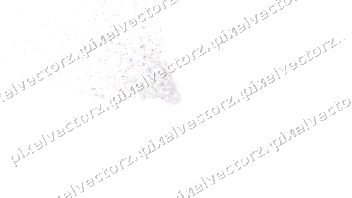Nahtloser Glitzerfächer in Blassrosa auf transparentem Grund