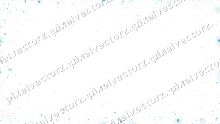 Nahtlose Glitzervignette in Türkis auf transparentem Grund