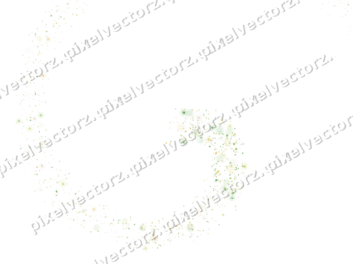 Nahtlose Glitzerspirale in Limette und Gelb auf transparentem Grund