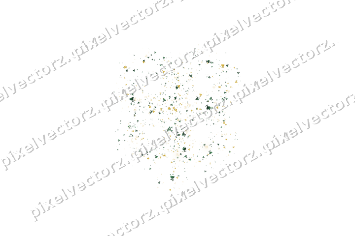 Nahtloses Glitzer-Kleeblatt aus Sektschalen auf transparentem Grund