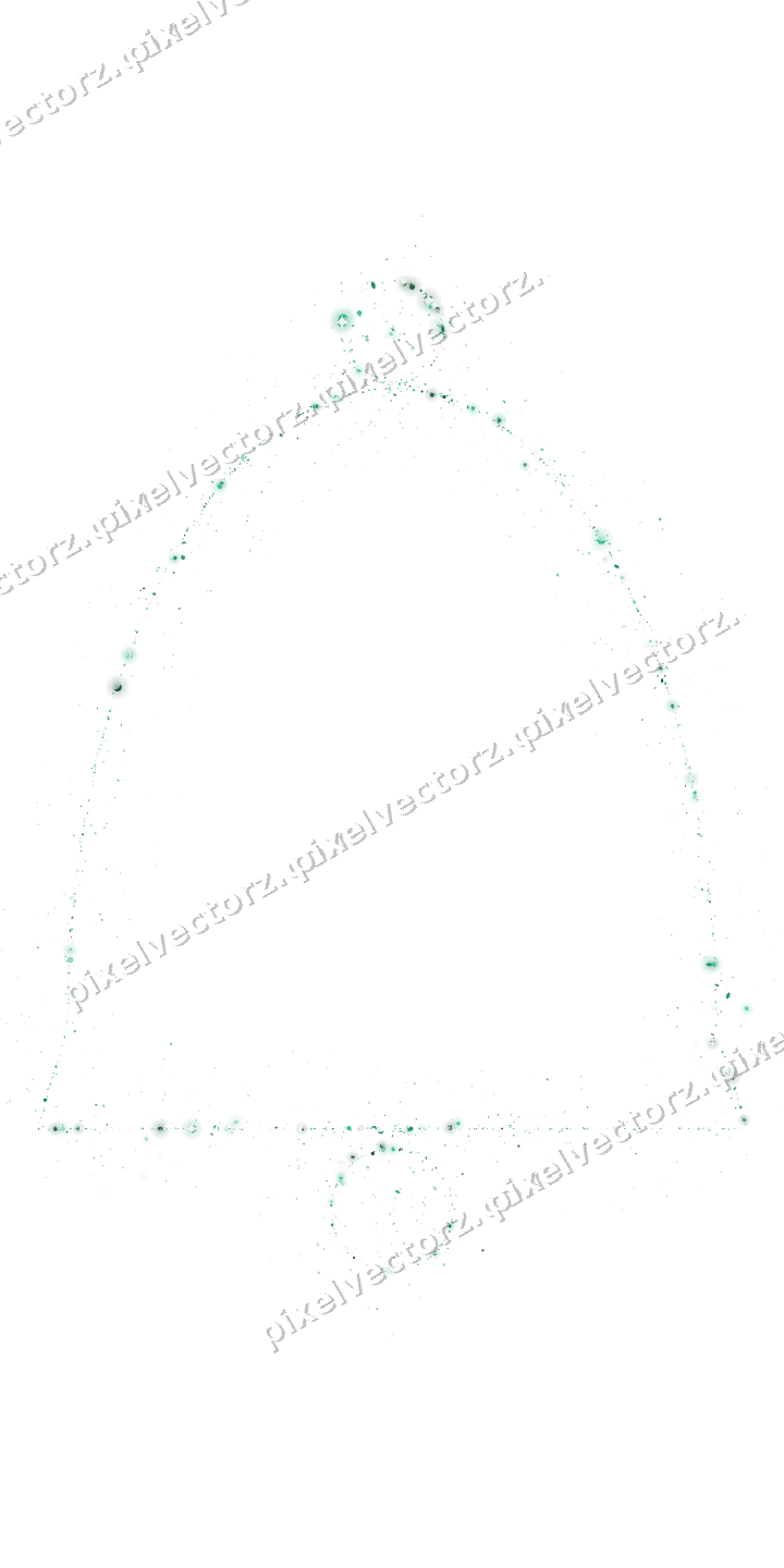 Nahtlose Glitzerglocke auf transparentem Grund