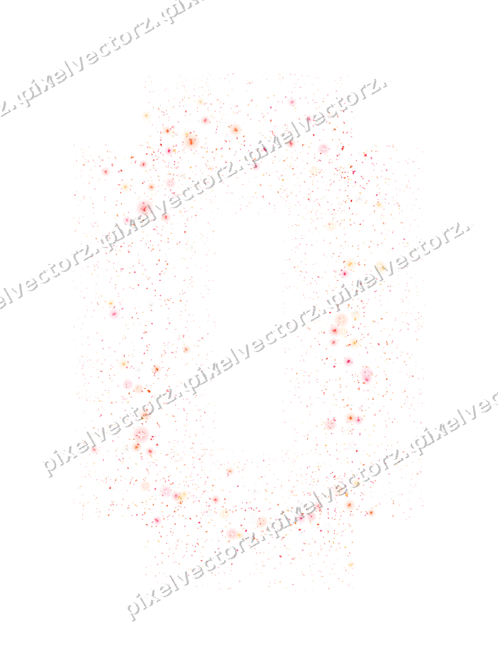 Nahtloser Glitzerrahmen in Rot und Orange auf transparentem Grund