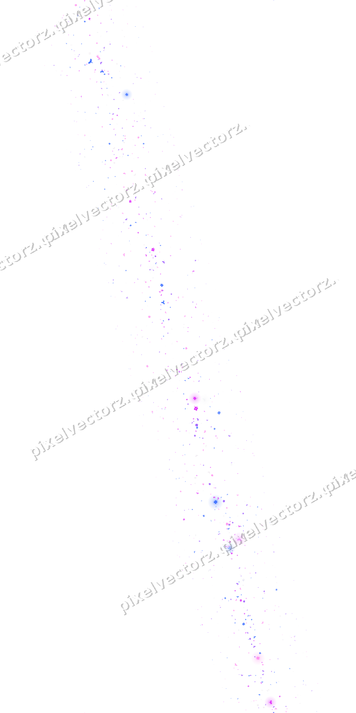 Nahtloses Glitzerband in Violett und Blau auf transparentem Grund