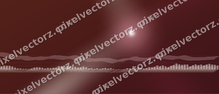 Leuchtender Neon Diagramm Hintergrund in Dunkelrosa und Rot