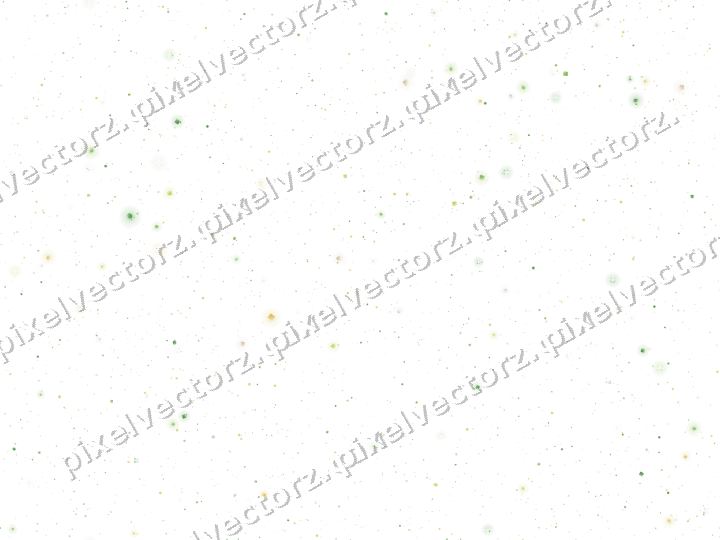 Nahtlose Glitzerstreuung in Limette und Gelb auf transparentem Grund