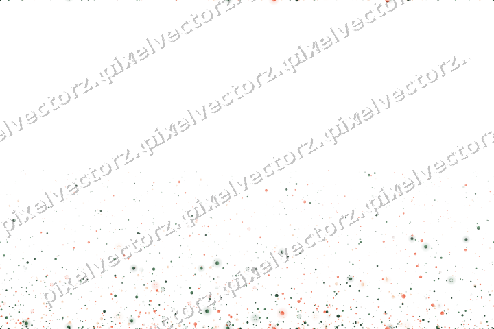 Nahtloser Glitzeraufstieg aus Punkten auf transparentem Grund
