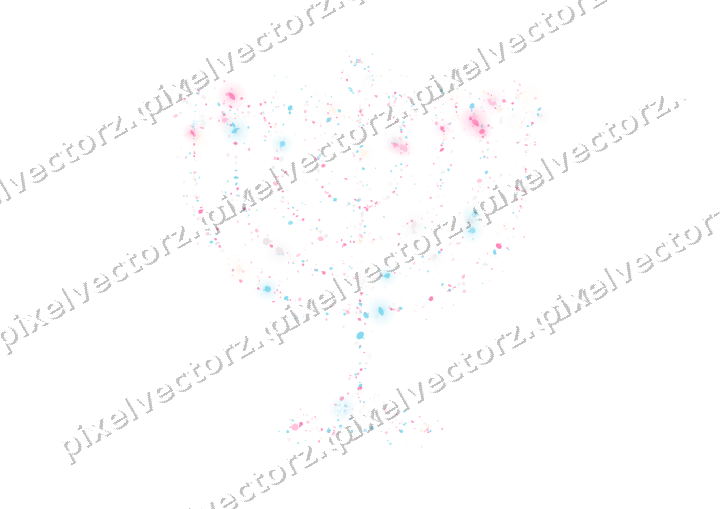 Nahtloser Glitzer-Leuchter in Rosa und Türkis auf transparentem Grund