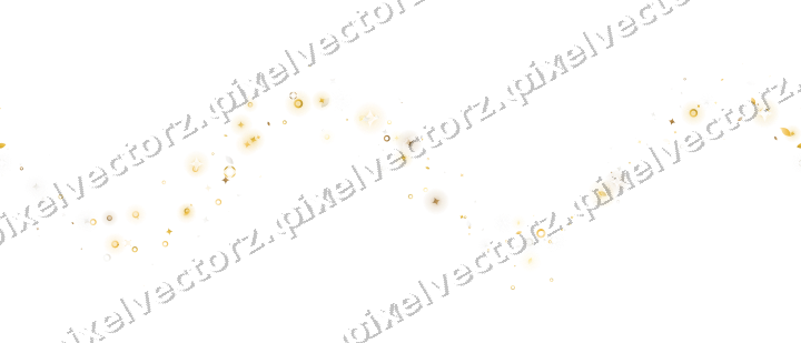 Nahtlose Glitzerwelle aus Funken und Tropfen auf transparentem Grund