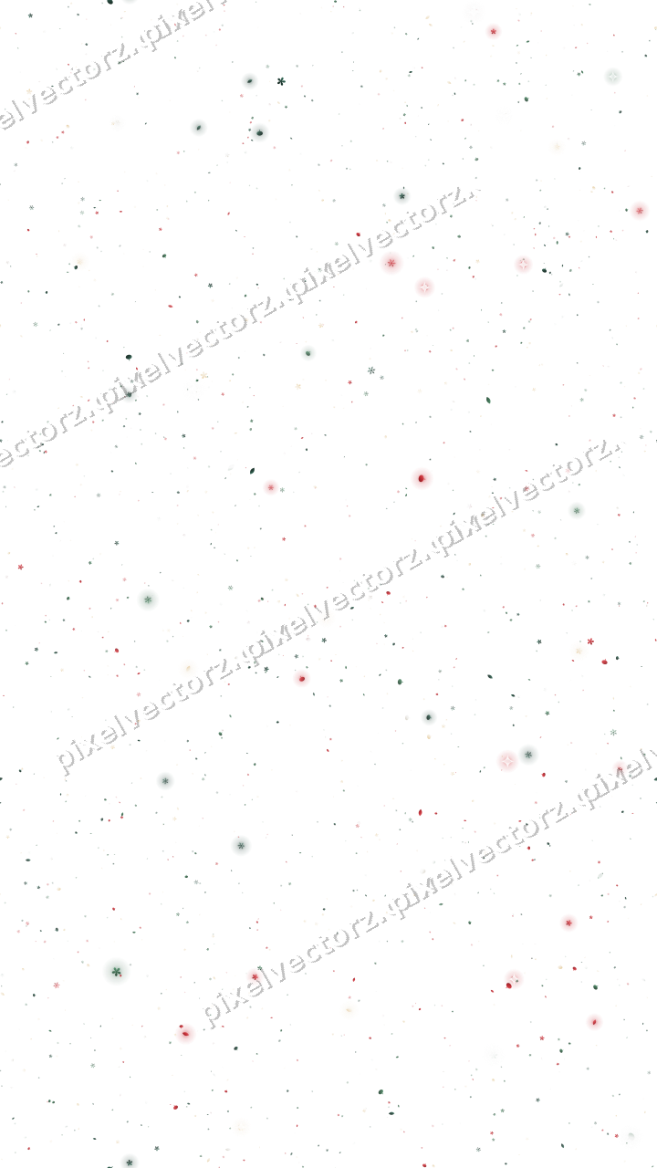 Nahtlose Glitzerstreuung in Dunkelgrün und Rot auf transparentem Grund