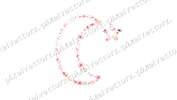 Nahtlose Glitzer-Mondsichel in Rosa und Rot auf transparentem Grund