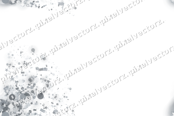 Nahtloser Glitzerfächer in Blassblau auf transparentem Grund
