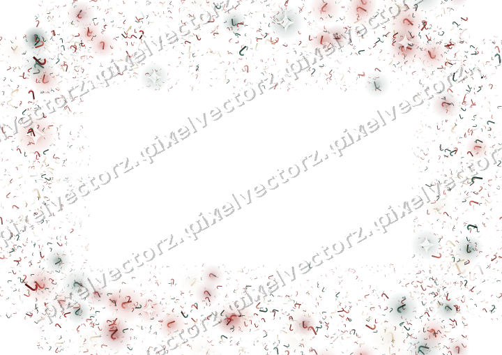 Nahtloser Glitzerrahmen aus Zuckerstangen auf transparentem Grund