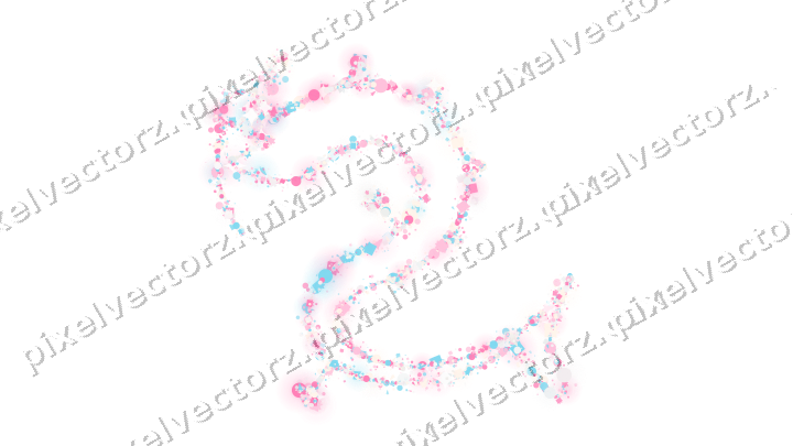 Nahtloser Glitzerdrache in Rosa und Türkis auf transparentem Grund
