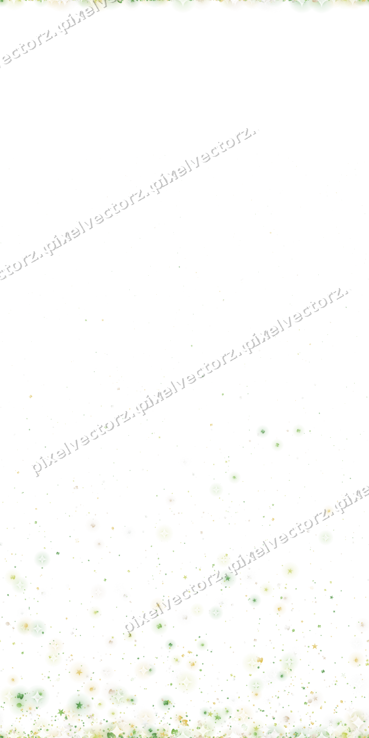Nahtloser Glitzeraufstieg in Limette und Gelb auf transparentem Grund