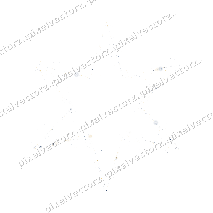 Nahtloser Glitzerstern aus Sternen und Blüten auf transparentem Grund
