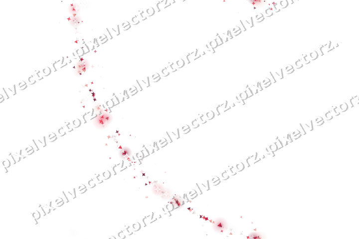 Nahtloser Glitzerbogen in Rosa und Rot auf transparentem Grund