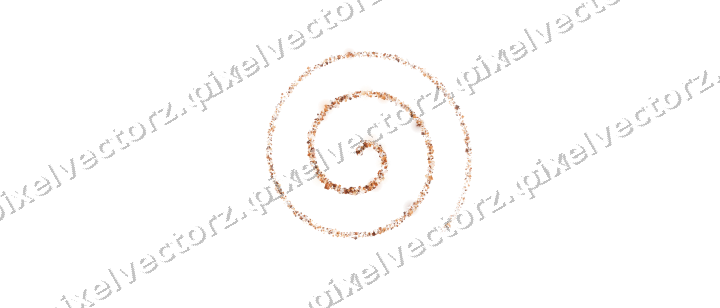 Nahtlose Glitzerspirale auf transparentem Grund