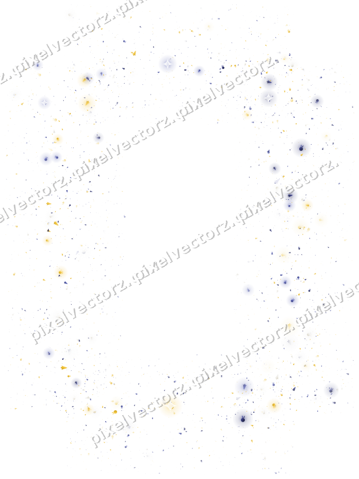 Nahtloser Glitzerrahmen in Dunkelblau auf transparentem Grund