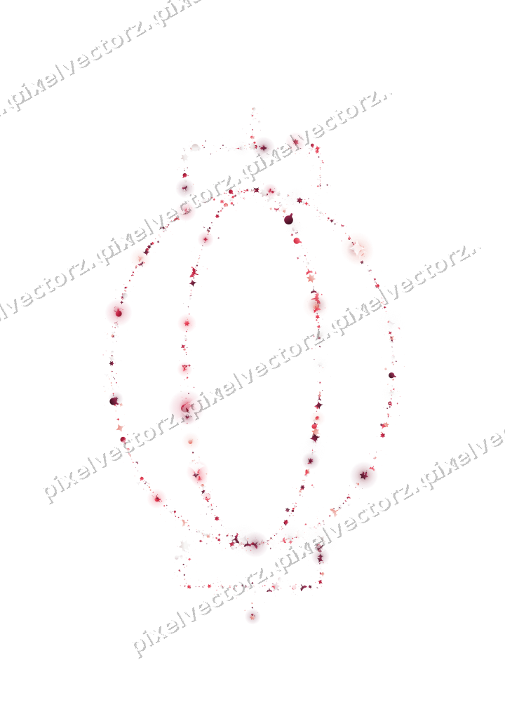 Nahtloser Glitzer-Lampion in Rosa und Rot auf transparentem Grund