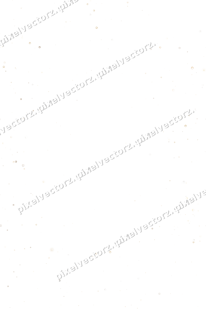 Nahtloser Glitzerkranz aus Ringen in Bernstein auf transparentem Grund