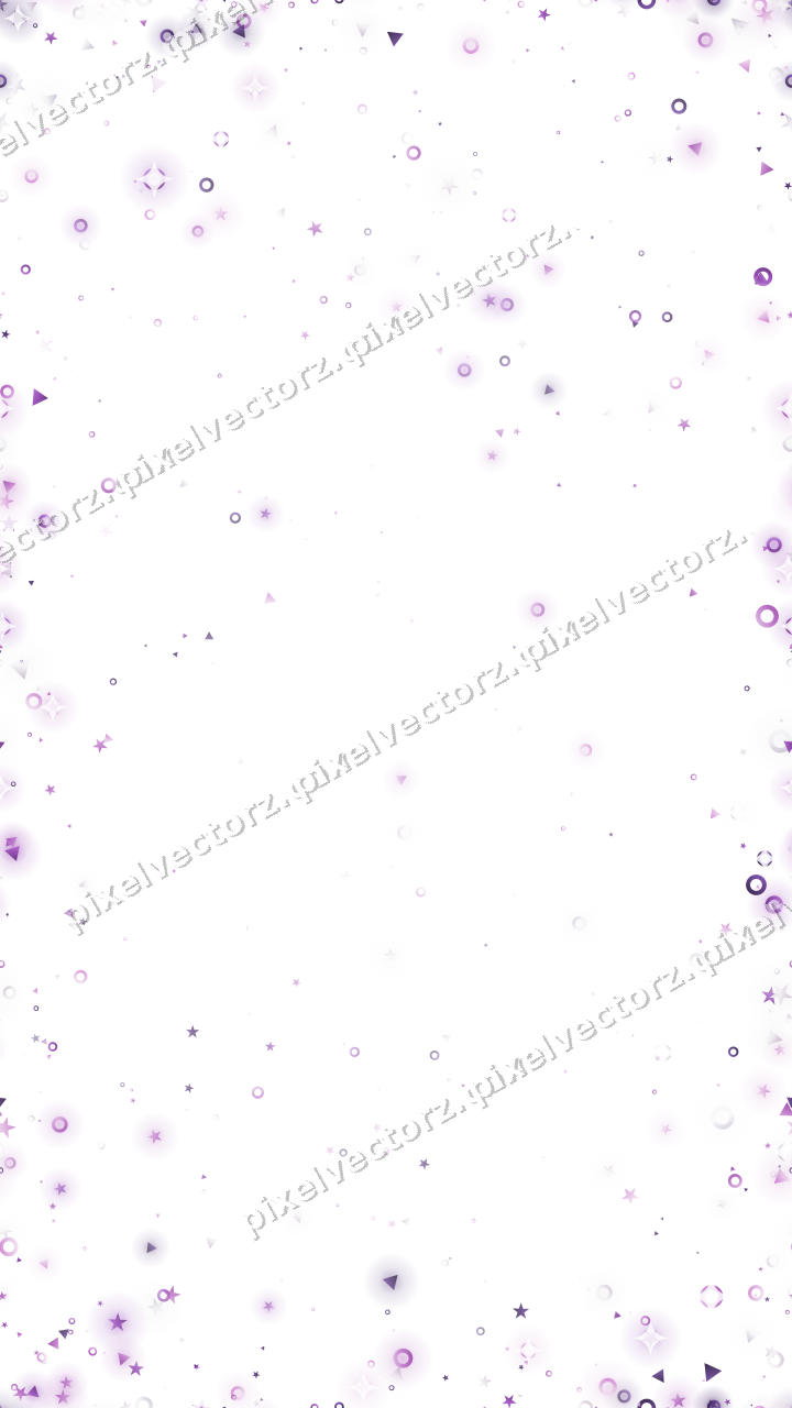 Nahtlose Glitzervignette in Violett auf transparentem Grund