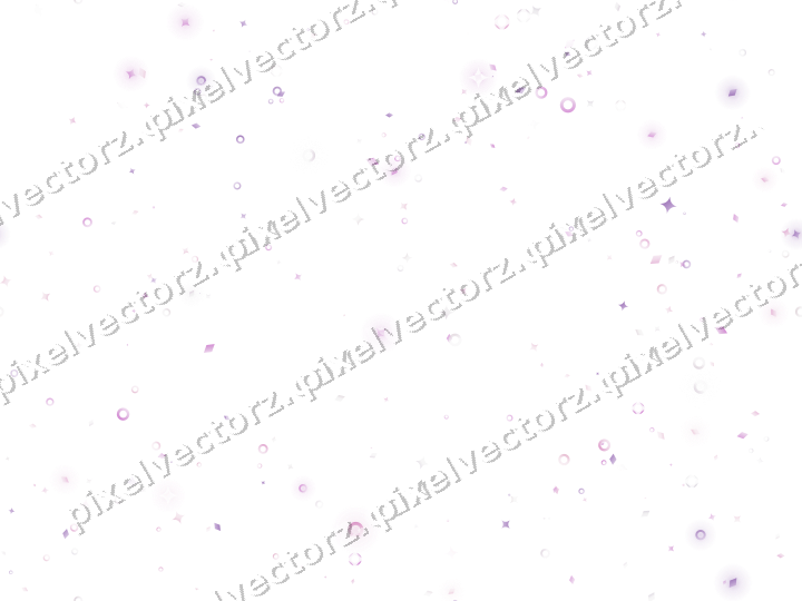 Nahtlose Glitzerstreuung aus Funken und Ringen auf transparentem Grund