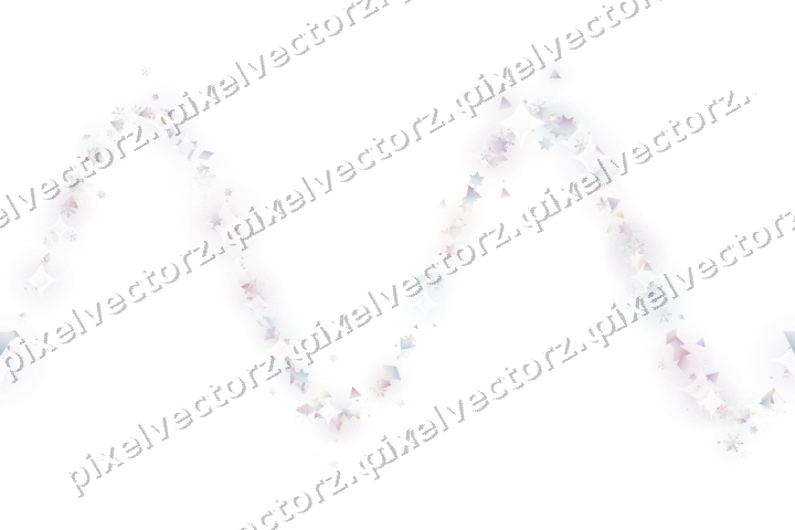 Nahtlose Glitzerwelle in Blassrosa auf transparentem Grund
