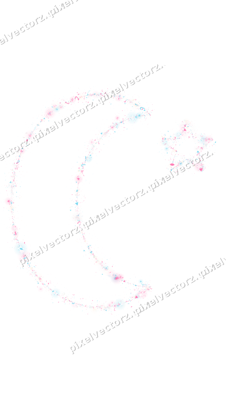 Nahtlose Glitzer-Mondsichel in Rosa und Türkis auf transparentem Grund