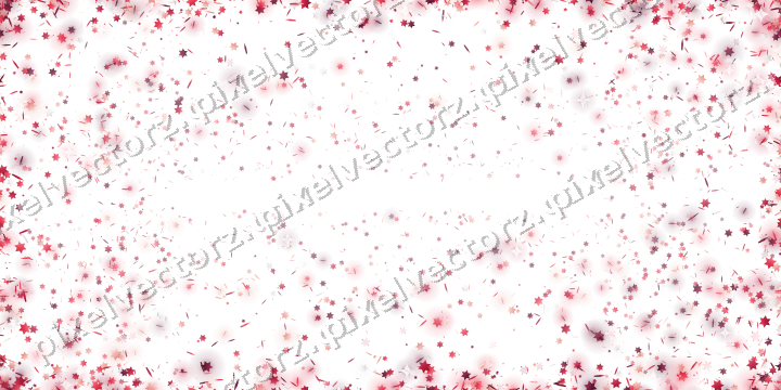 Nahtlose Glitzervignette in Rosa und Rot auf transparentem Grund