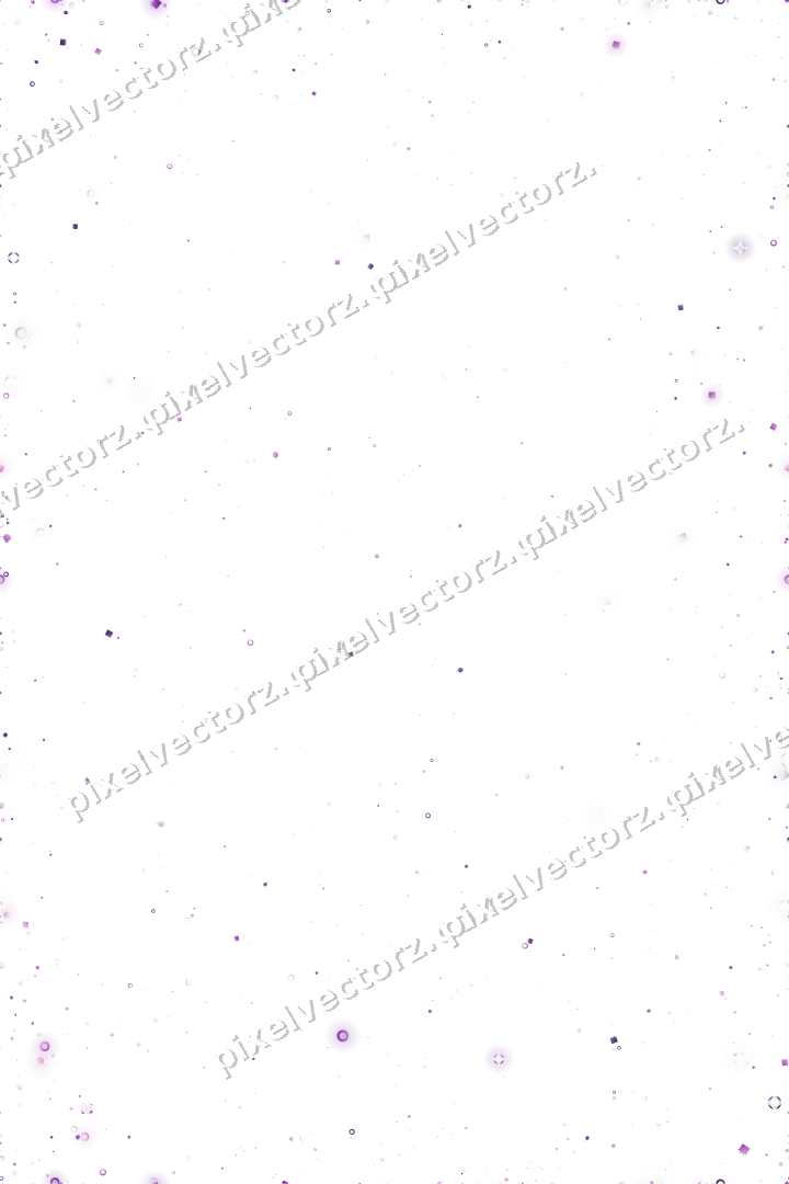 Nahtlose Glitzervignette in Violett auf transparentem Grund