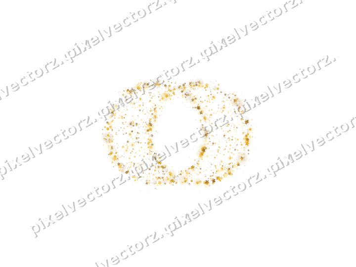 Seamless glitter wedding rings of flowers on a transparent background