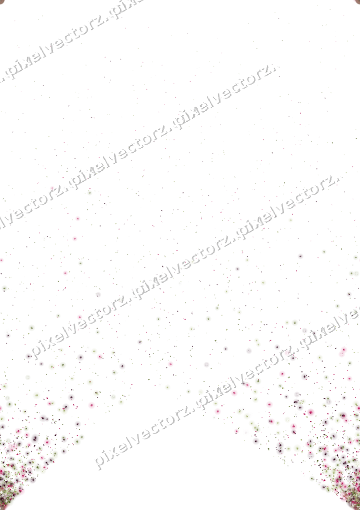 Seamless glitter corner of bunnies in lime on a transparent background