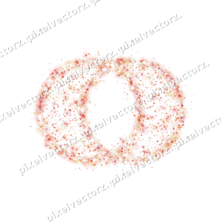 Seamless glitter wedding rings in red on a transparent background