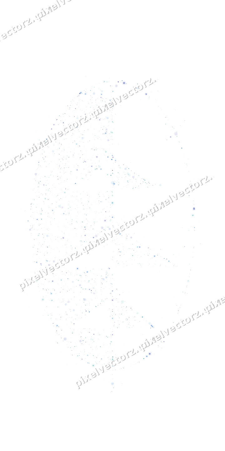 Seamless glitter leaf of stars and bells on a transparent background