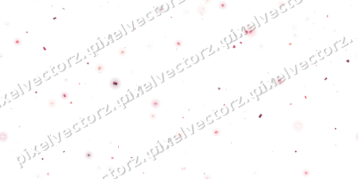Nahtlose Glitzerstreuung aus Funken und Herzen auf transparentem Grund